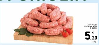 Spazio Conad Salsiccia fresca a nodi di suino offerta