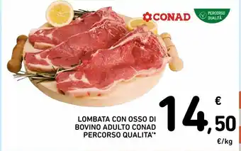 Spazio Conad Lombata con osso di bovino adulto conad offerta