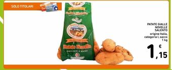 Spazio Conad Patate gialle novelle salento offerta
