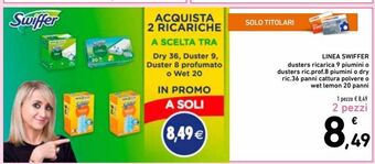 Spazio Conad Linea swiffer offerta