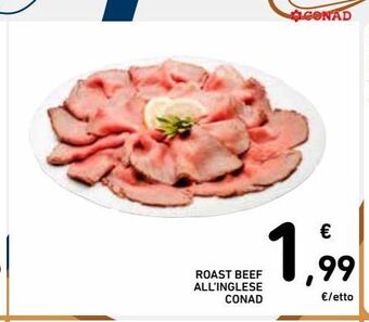Roast beef all'inglese conad