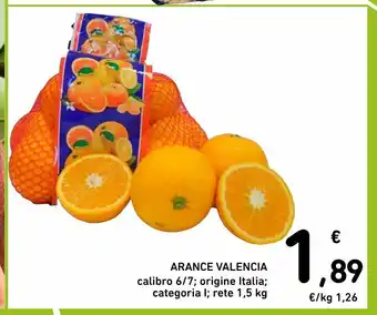Spazio Conad Arance valencia offerta