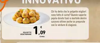 Spazio Conad Polpette vegetariane offerta