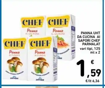 Spazio Conad Panna uht da cucina ai sapori chef parmalat offerta