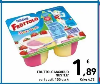 Spazio Conad Fruttolo maxiduo nestle' offerta