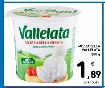 Spazio Conad Mozzarella vallelata offerta