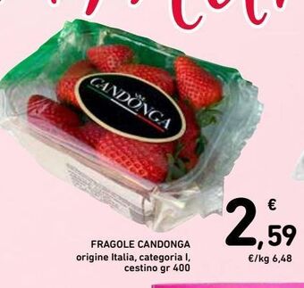 Spazio Conad Fragole candonga offerta
