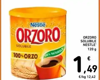Spazio Conad Orzoro solubile nestle' offerta