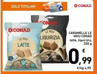 Spazio Conad Caramelle mou conad offerta