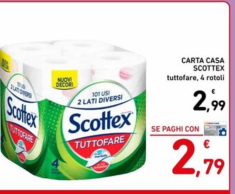 Spazio Conad Carta casa scottex offerta