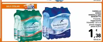 Spazio Conad Fardello acqua minerale san benedetto offerta