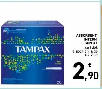 Spazio Conad Assorbenti interni tampax offerta