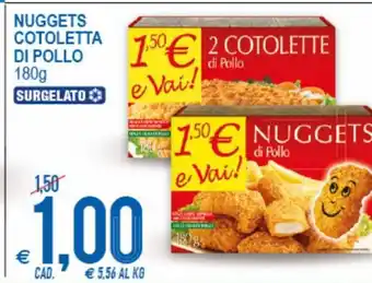 MD Discount Nuggets Cotoletta Di Pollo 180g offerta