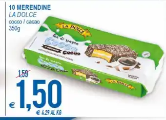 MD Discount 10 Merendine La Dolce 350g offerta