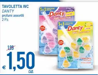 MD Discount Danty Tavoletta WC profumi assortiti 2 Pz offerta