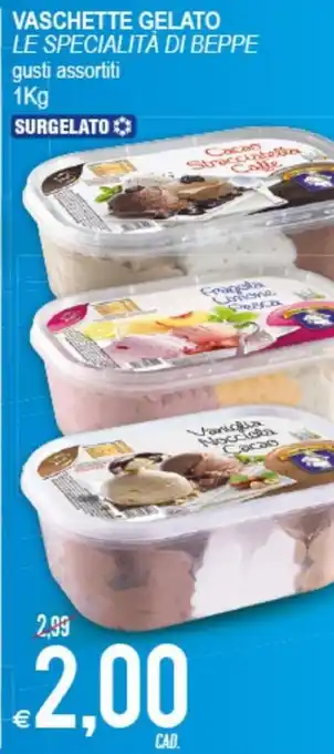 MD Discount Vaschette Gelato Le Specialta Di Beppe 1kg offerta