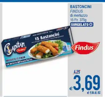 MD Discount Bastoncini Findus di merluzzo 15Pz 375g offerta