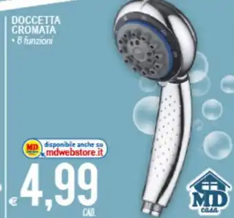 Doccetta Cromata 8 funzioni