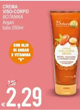 MD Discount Crema Viso-Corpo Botanika Argan tubo 250ml offerta