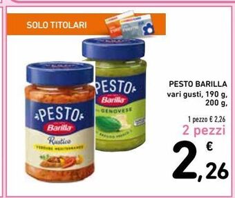 Spazio Conad Pesto barilla offerta
