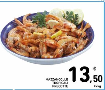 Spazio Conad Mazzancolle tropicali precotte offerta