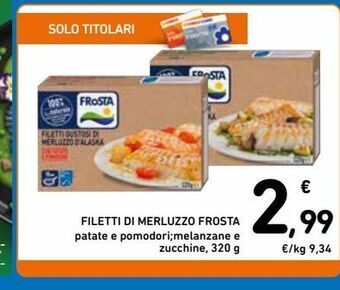 Spazio Conad Filetti di merluzzo frosta offerta