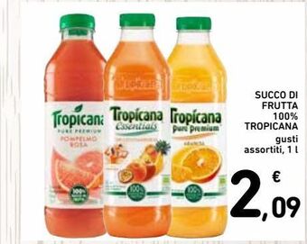 Spazio Conad Succo di frutta 100% tropicana offerta