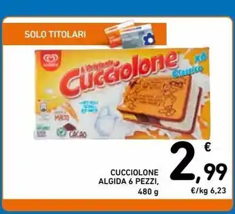 Spazio Conad Cucciolone algida 6 pezzi offerta