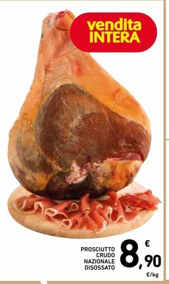 Spazio Conad Prosciutto crudo nazionale disossato offerta