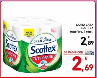 Spazio Conad Carta casa scottex offerta
