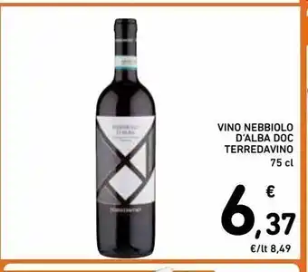 Spazio Conad Vino nebbiolo d'alba doc terredavino offerta
