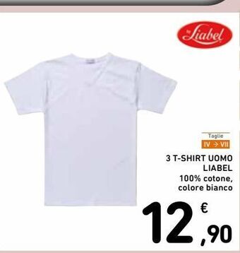 Spazio Conad 3 t-shirt uomo liabel offerta