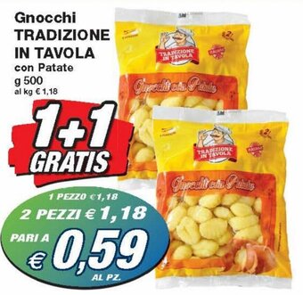 Tradizione in Tavola Gnocchi con Patate g 500