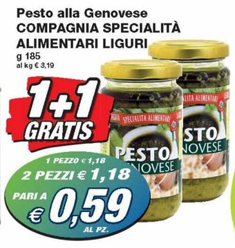 Compagnia Specialità Alimentari Liguri Pesto alla Genovese g 185