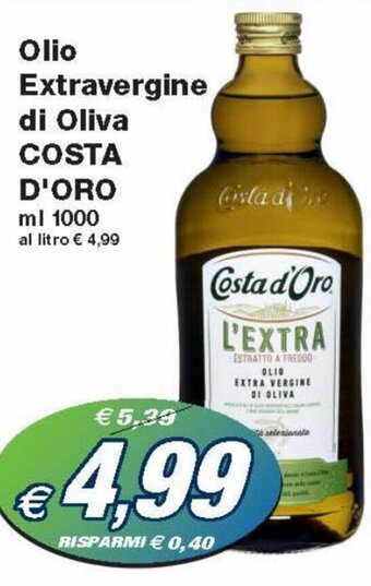 Prix Quality Costa d'Oro Olio Extravergine di Oliva ml 1000 offerta