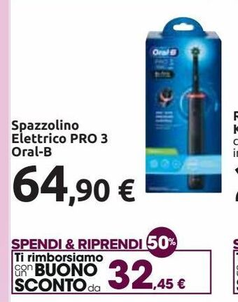 Carrefour Iper Spazzolino elettrico pro 3 oral-b offerta