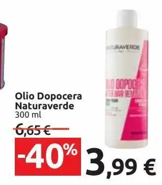 Olio dopocera naturaverde