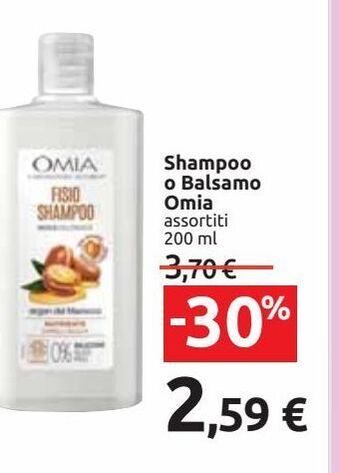 Shampoo o balsamo omia