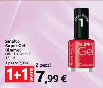 Carrefour Iper Smalto super gel rimmel offerta