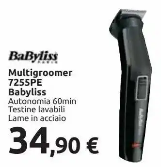 Carrefour Iper Multigroomer 7255pe babyliss offerta