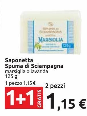 Carrefour Iper Saponetta spuma di sciampagna offerta