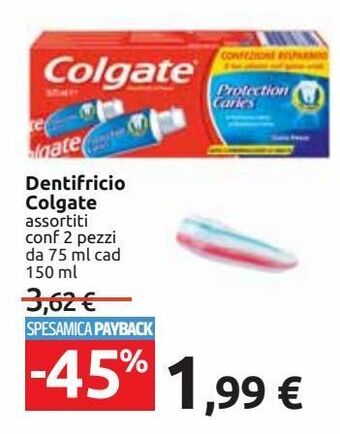 Carrefour Iper Dentifricio colgate offerta