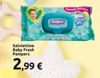Carrefour Iper Salviettine baby fresh pampers offerta