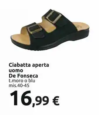 Carrefour Iper Ciabatta aperta uomo de fonseca offerta