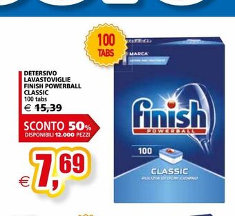 Il Gigante Detersivo lavastoviglie finish offerta