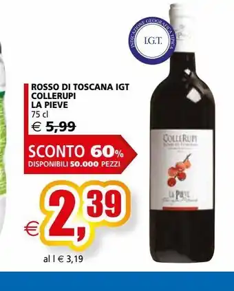 Il Gigante Rosso di toscana lgt collerupi la pieve offerta