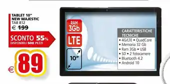 Il Gigante Tablet 10'' new majestic offerta