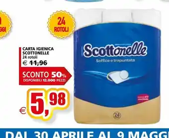 Il Gigante Carta igienica scottonelle offerta