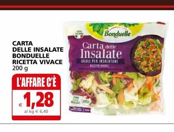 Il Gigante Carta delle insalate bonduelle offerta