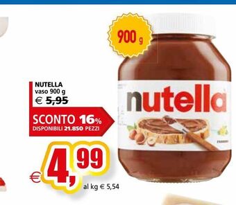Il Gigante Nutella offerta